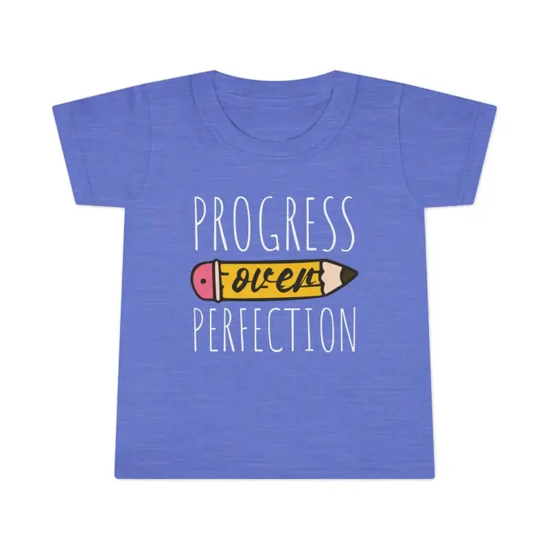Toddler Tees Progress Over Perfection Pencil