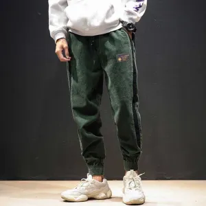 trousers men Plus thick casual loose High Quality New Autumn and Winter Male Business Men's