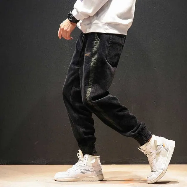 trousers men Plus thick casual loose High Quality New Autumn and Winter Male Business Men's