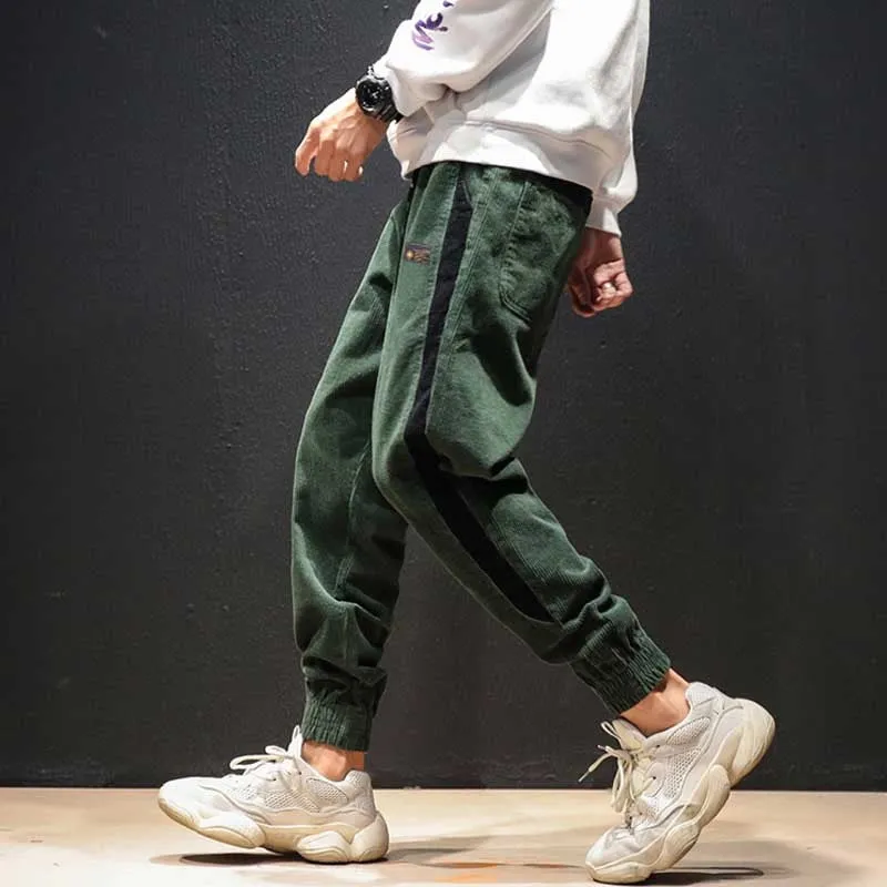 trousers men Plus thick casual loose High Quality New Autumn and Winter Male Business Men's