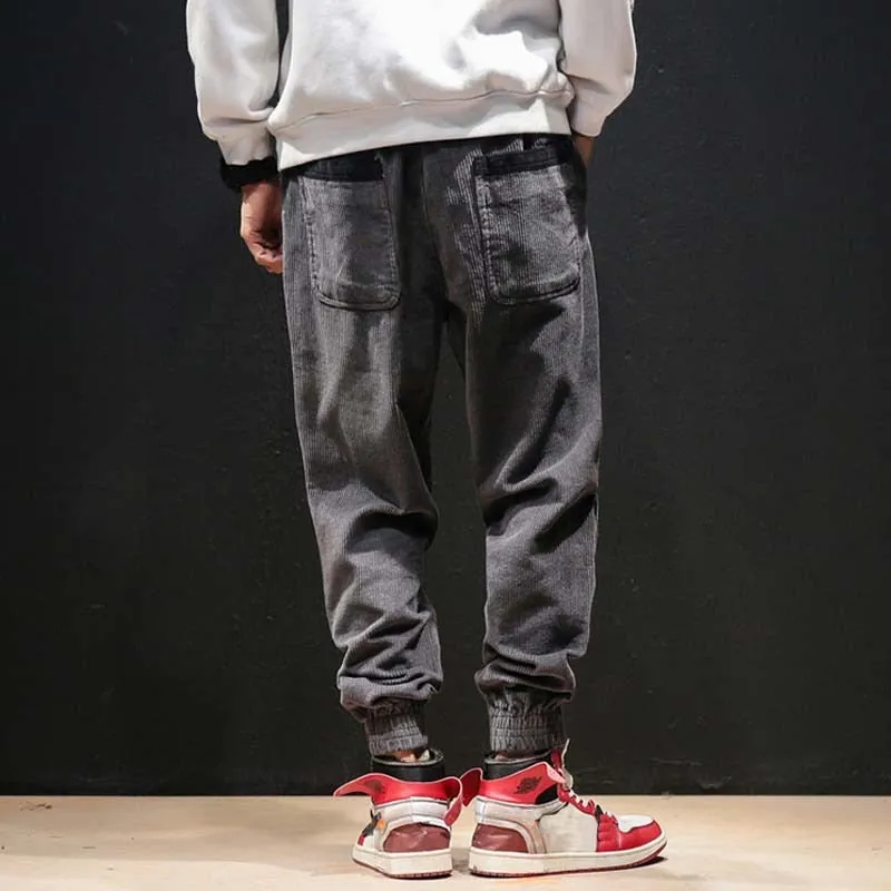 trousers men Plus thick casual loose High Quality New Autumn and Winter Male Business Men's