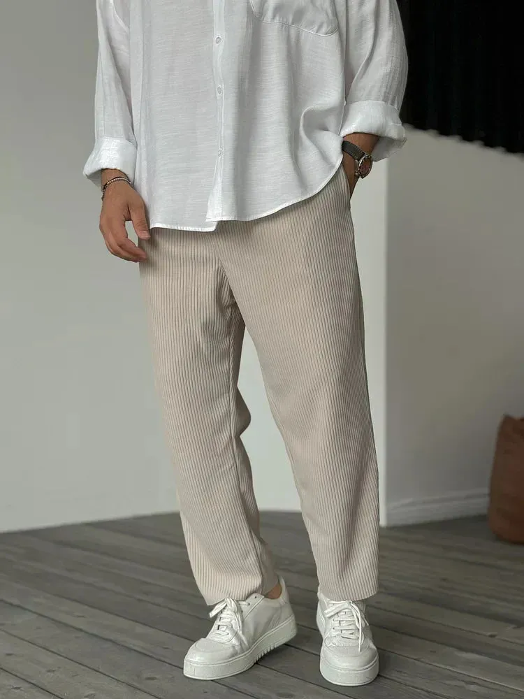 Will | Relaxed Ribbed Trousers
