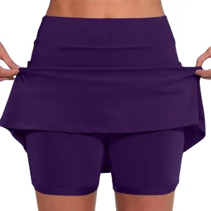 Workout Skorts for Women Plus Size Tennis Yoga A Line Mini Skorts Fitness Pencil High Waist Skirts Athletic Outfits